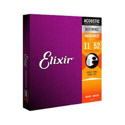 ELIXIR 11027 Nanoweb Custom Light Acoustic Bronze