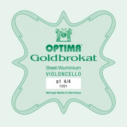 OPTIMA G.1201 Corda Singola Goldbrokat per Violoncello, LA