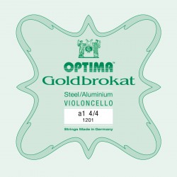 OPTIMA G.1201 Corda Singola Goldbrokat per Violoncello, LA