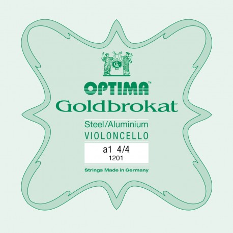 OPTIMA G.1201 Corda Singola Goldbrokat per Violoncello, LA