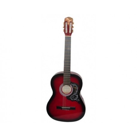 CHITARRA CLASSICA 4/4 COLORE ROSSO