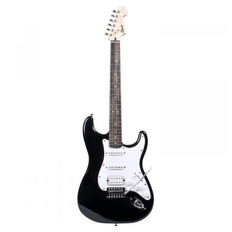 CHITARRA ELETTRICA SQUIER BULLET STRAT HSS CON TREMOLO BLACKB RW