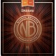 D'ADDARIO NB1047 SET CORDE NICKEL/BRONZO PER CHITARRA ACUSTICA (10-47) X-LITE