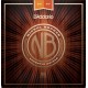 D'ADDARIO NB1047 SET CORDE NICKEL/BRONZO PER CHITARRA ACUSTICA (10-47) X-LITE